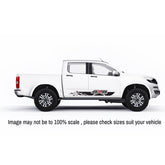 2x Mountain Side Door Fender Skirt Stripes Decals universal - Mega Sticker Store